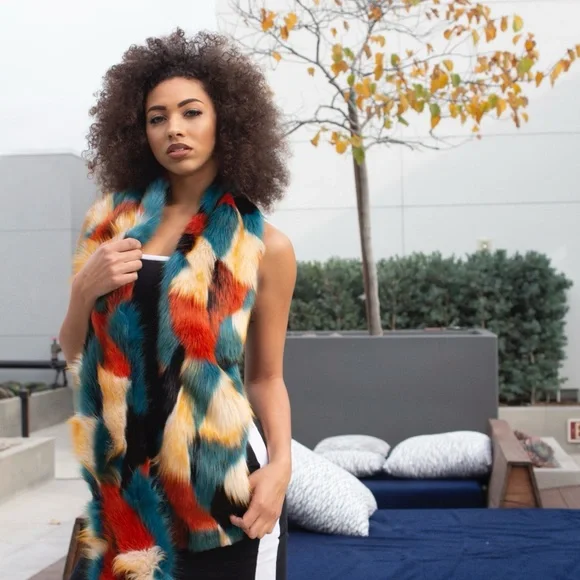 Colorful Women's Scarf - Picture 2 of 2